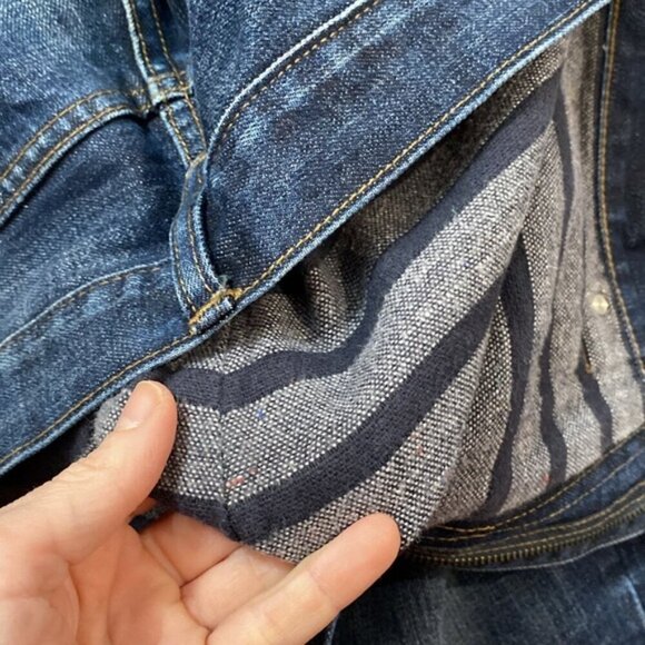 J. Crew Straight Leg Jeans 770 with Classic flannel-lined Size 33 - Picture 4 of 16